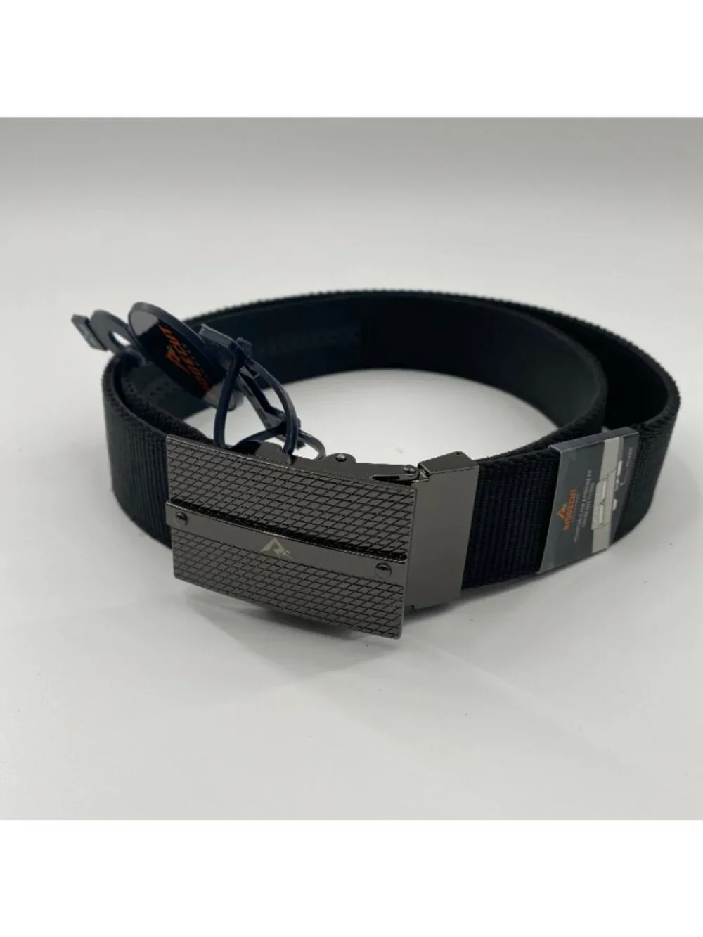 Ridgecut Men's Nylon Web Ratchet Belt Black sz L/38-40 Finish 2776-001